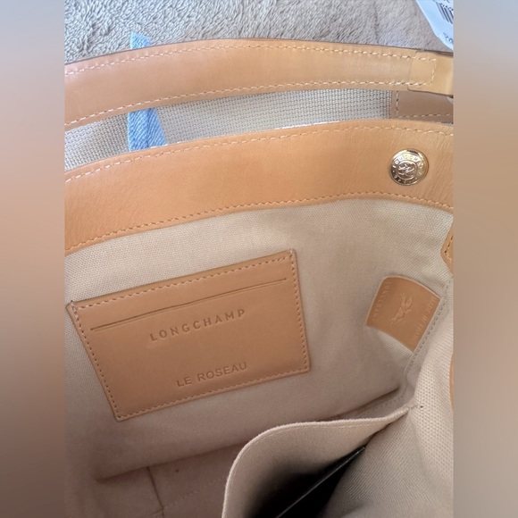 NEW🔥LONGCHAMP XS Le Roseau Denim Bucket Bag🔥 - Picture 11 of 13